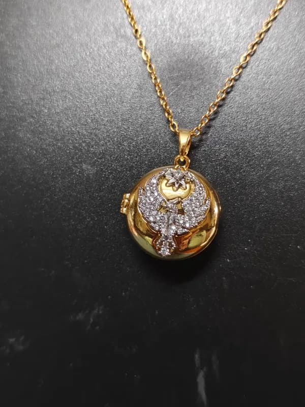Celestial Phoenix Locket Necklace