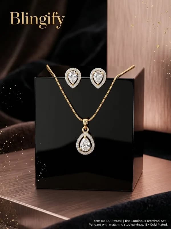 Blingify Luminous Teardrop Set
